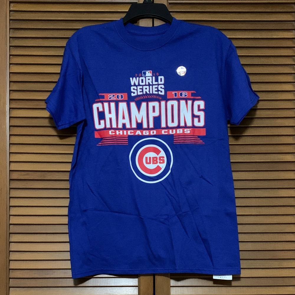Chicago Cubs World Series Champions 2016 T-shirt Medium M New
